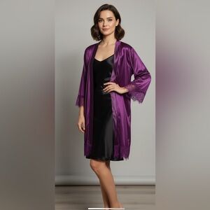🌹010 INTMTS: Robe and nightgown size S
